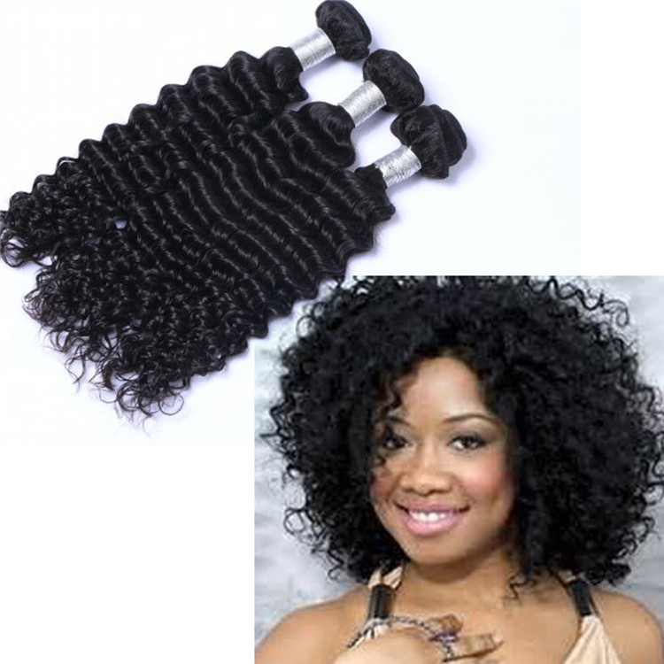 EMEDA china deep wave peruvian virgin hair weft wholesale suppliers QM033